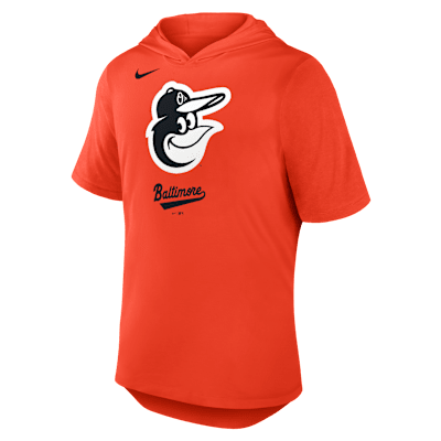 Baltimore Orioles Logo Men's Nike Dri-FIT MLB Hooded T-Shirt. Nike.com